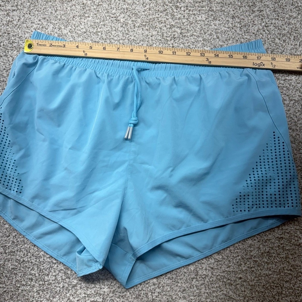 Women's ZYIA Active Sky Blue Athletic Running Pocket Lined Sprint Shorts Size XL - Picture 6 of 8